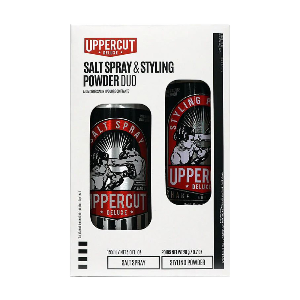 Чоловічий набір для укладання волосся Uppercut Deluxe Salt Spray &amp; Styling Powder Duo (сольовий спрей, 150 мл + пудра, 20 г)